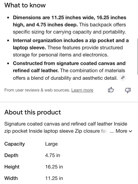 Coach Signature Canvas Graham Backpack - Brown/Khaki - Picture 9 of 9